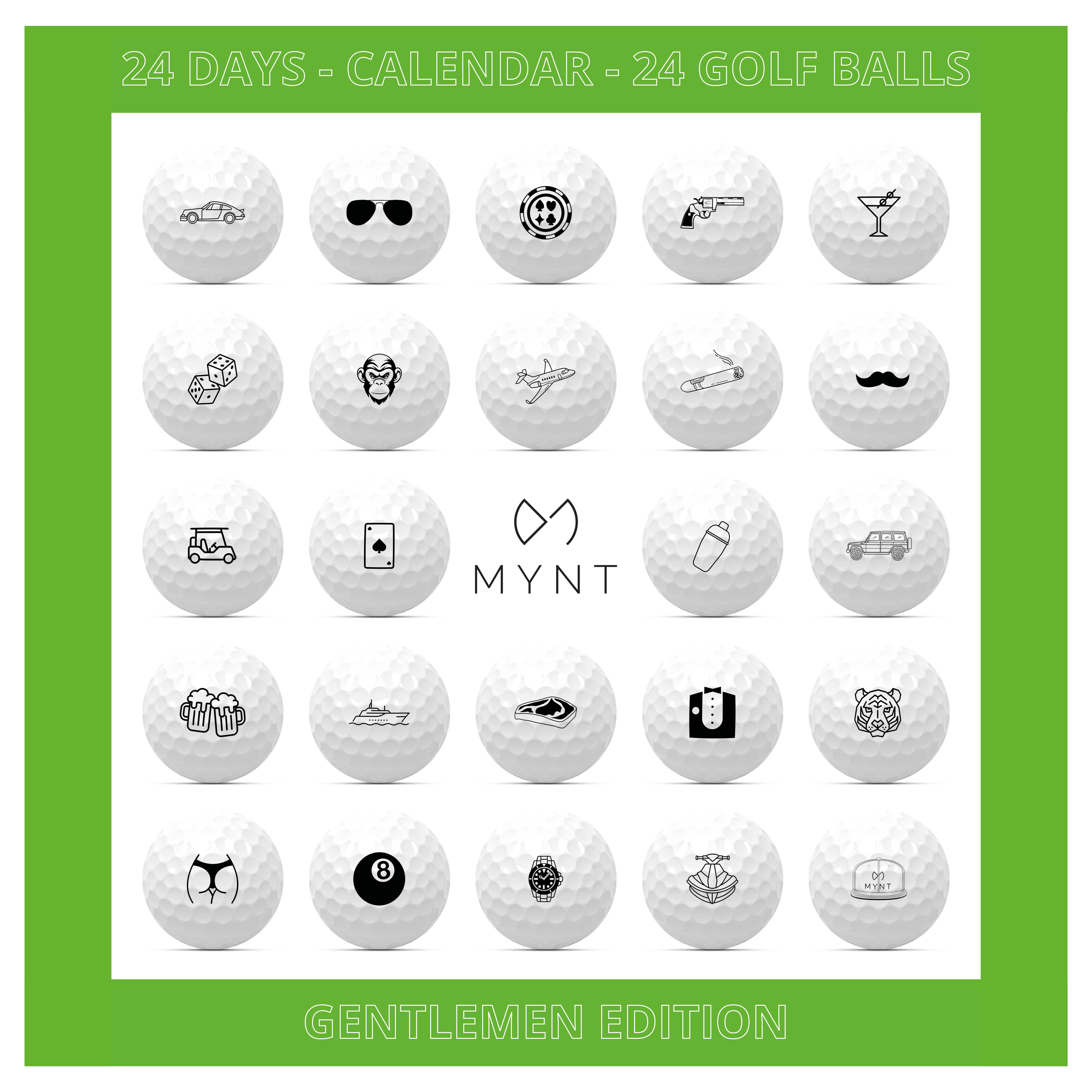 Personalize MYNT golf balls