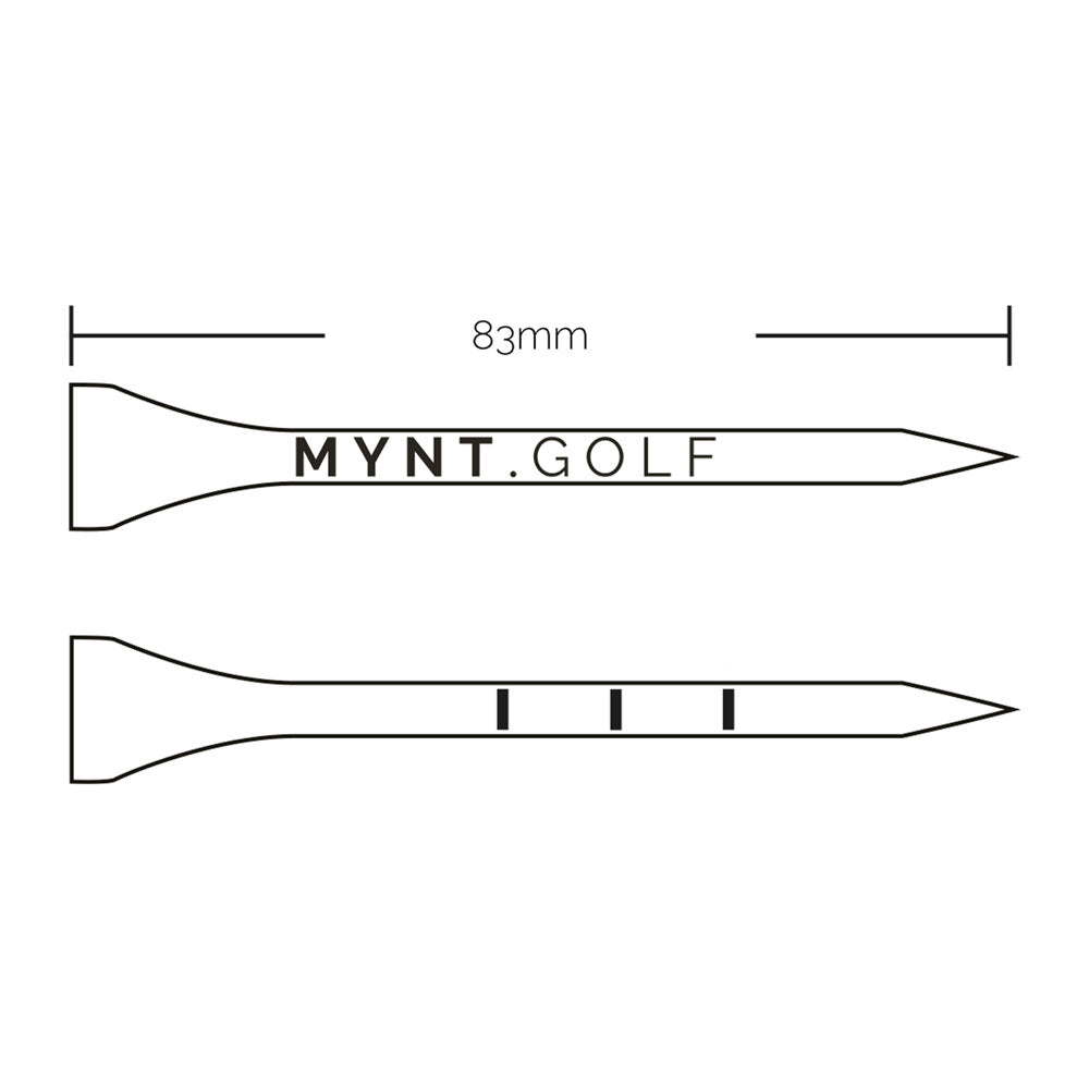 Tees de golf MYNT Premium<br> 54 + 83mm 
